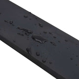 Gummikant för snöplog svart 200x8x1 cm