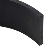 Gummikant för snöplog svart 250x8x1 cm
