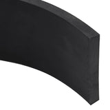Gummikant för snöplog svart 250x10x1 cm