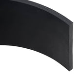 Gummikant för snöplog svart 80x15x1 cm
