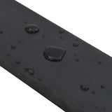 Gummikant för snöplog svart 250x8x2 cm