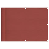 Balkongskärm terrakotta 75x1000 cm 100% polyester oxford