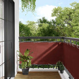 Balkongskärm terrakotta 75x1000 cm 100% polyester oxford