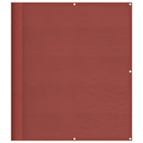 Balkongskärm terrakotta 120x1000 cm 100% polyester oxford