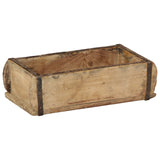 Bricka 30x15x9 cm Massivt återvunnet trä