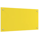Kök Backsplash Gul 80x40x0,6 cm Härdat Glas