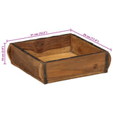 Brickor 4 st 31x29x10 cm Solid Trä Återvunnet