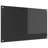 Kök Backsplash Mörkgrå 100x60x0,6 cm Härdat Glas