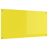 Kök Backsplash Gul 120x60x0,6 cm Tempererat Glas