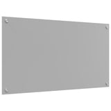 Kök Backsplash Ljusgrå 90x50x0.6 cm Härdat Glas