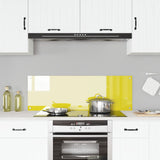 Kök Backsplash Gul 120x40x0,6 cm Härdat Glas