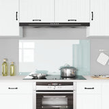 Kök Backsplash Vit 120x60x0,6 cm Härdat Glas