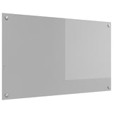 Köksskydd Ljusgrå 100x60x0,6 cm Härdat Glas