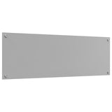 Kök Backsplash Ljusgrå 120x40x0,6 cm Härdat Glas
