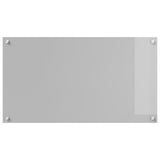 Kök Backsplash Ljusgrå 90x50x0.6 cm Härdat Glas