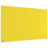 Köksskydd Gul 100x60x0,6 cm Härdat Glas