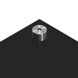 Kök Backsplash Svart 110x50x0,6 cm Härdat Glas