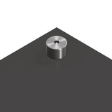 Kök Backsplash Mörkgrå 90x40x0,6 cm Härdat Glas