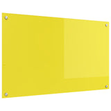 Köksskydd Gul 100x60x0,6 cm Härdat Glas