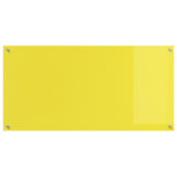 Kök Backsplash Gul 120x60x0,6 cm Tempererat Glas