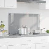 Kök Backsplash Ljusgrå 90x50x0.6 cm Härdat Glas