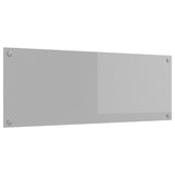 Köksskydd Ljusgrå 110x40x0,6 cm Härdat Glas