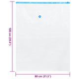 vakuumförvaringspåsar 5-pack 100x80 cm