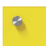 Kök Backsplash Gul 80x40x0,6 cm Härdat Glas