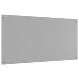Köksplatta Ljusgrå 120x60x0,6 cm Härdat Glas