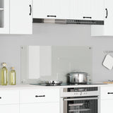 Kök Backsplash Transparent 110x50x0,6 cm Härdat Glas
