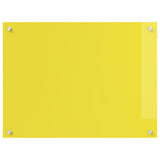 Kök Backsplash Gul 80x60x0,6 cm Härdat Glas