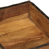 Bricka 31x29x10 cm Solid Trä Återvunnet
