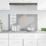 Kök Backsplash Ljusgrå 90x50x0.6 cm Härdat Glas